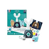 Y-Brush ワイブラシ ナイロンスタートキッズ 子ども用 フランス生まれの 時短電動歯ブラシ 4-12歳用 音波歯ブラシ 音波式 充電式 防水 Y字型ブラシ U字型ブラシ マウスピース歯ブラシ 歯ブラシ 全自動歯ブラシ (キッズ)