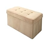 20色から選べる、折りたたみ式収納スツール【TRUNK】トランク 2P クリームアイボリー