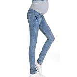 Xinvision NEW マタニティ デニムパンツ レディース オフィス ジーンズ ストレッチカジュアルM-3XL