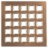 USG Durockシャワーsystem- Proシリーズgrate- 4 " Professional Grateアンティーク銅