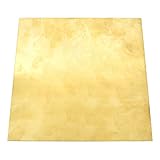 Viviseason(ビビシーズン) 200x200mm 黄銅板 真鍮板 黄銅プレート 彫刻銅板 Diy銅板 金属製 高いクオリティ 厚さ0.5mm 0.8mm 1mm 3つのサイズ選択可能
