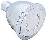 Premier Faucet 284659 Three Setting 1.5-Gallon Per Minute Water Saving Showerhead, Chrome [並行輸入品]