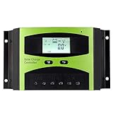 KKmoon ソーラー充電コントローラ 30A 12V/24V ソーラーチャージコントローラー 太陽光充放電 PWM 温度補償 過負荷保護 ソーラーオフグリッドシステム用 LCDディスプレイ付き