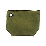 Water Resistant Canvas Tool Bag Handmade by Hide & Drink :: Olive Solid