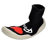 Homyl ゴム　幼児　赤ちゃん　　最初のウォーキングソックス　シューズ　滑り止め　　手洗い可能　　全4サイズ2様式 - 愛, 26および27