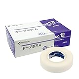 キープポアまぶた固定用 幅12mm×長さ9m 24巻 サージカルテープ まぶた保護テープ まぶた固定テープ 保護テープ 固定テープ 通気性 まつげエクステ まつ毛エクステ まつエク マツエク
