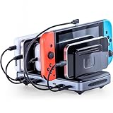 サンワダイレクト 充電ステーション 6ポート 最大96W USB-A×3/USB-C×3 PD20W タブレット スマホ充電スタンド 複数台 充電 700-AC039BK