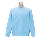 工場用白衣/ユニフォーム 【男女兼用 5Lサイズ/サックス】 インナーネット付 左胸内ポケット 『workfriend』 SKA261 スポーツ レジャー DIY 工具 作業着 top1-ds-187