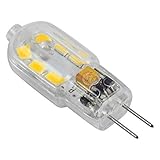 REELCO 6-Pack G4 LED Bi-Pin base Light Bulb 2Watt Mini Lamps AC DC 12V White 6000k Jc10 Bi-pin Repla