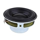 Baosity 交換用 アクセサリ 40mm 4ohm 5w フルレンジ オーディオ スピーカー ラウンド スピーカー 16コイル ラバーエッジ