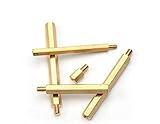 50 pcs M2.5x L+6mm Hex Spacing Brass Threaded Pillar PCB Standoff Spacer Kit (Spacer 10+6 mm)