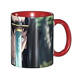 330ml 時透無一郎（ときとうむいちろう） (1) マグカップ セラミックコーヒーマグ 耐熱 耐冷 電子レンジ温め レッド