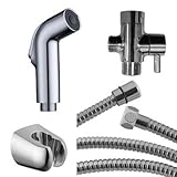 High Quality HB-28 Handheld Bidet Shattaf with Adjustable Pressure Shut-off Valve (Value Pack)
