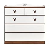 タンスのゲン ディズニー 公式ライセンス取得 ミッキー チェスト 4段 幅90cm 完成品 日本製 タンス ブラウン 17010062 01