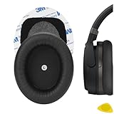Geekria イヤーパッド互換性 パッド HyperX Cloud Orbit S ヘッドホンに対応 パッド イヤー/イヤーカップ（プロテインレザー/黒）