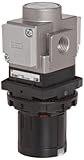 SMC ARG20-N01G1H-Z Regulator with Gauge in Handle, Relieving type, 7.25 - 123 psi Set Pressure Range