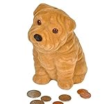 5.5 " Flocked子犬銀行、ケースof 144