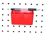 プラスチックPeg Boardビン1パックフックto Pegツールボード – workbench-送料無料Red