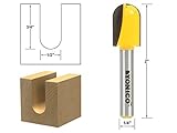 Yonico 14163q Core Box Router Bit - Long Reach - 1/2W X 1H 1/4 Shank by Yonico