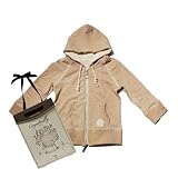 代官山オーガニックコットン専門店 Organically（オーガニカリー）オーガニックコットン　フードパーカー ブラウン 80cm