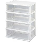 シンプルチェスト4段 ホワイト