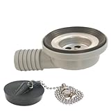 High Quality Sink Drain with 1 1/2-Inch Chain Stopper, Ultra Mirror Finish