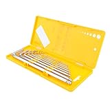 Homyl 六角棒レンチセット　高品質　クロムバナジウム鋼製　1.5,2,2.5,3,4,5,6,8,10（mm）　9本組　全7サイズ - XLアームボールエンド