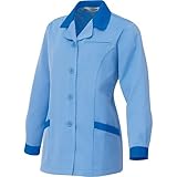 秋冬物 AITOZ アイトス  レディース長袖スモック AZ-6366  007サックス L