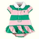 (ラルフローレン)Ralph Lauren StripedRugbyDress 6M