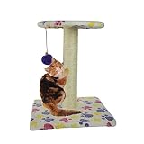 TaoKing 猫 つめ ツメとぎ キャットタワー 爪とぎ 麻縄 猫 おもちゃ ホワイト