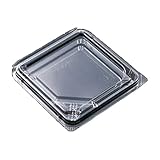 【1800枚】 大葉10枚容器 110 × 112 × 高 19 mm OPS 【03830】 大葉10枚用 食品容器 デンカポリマー Sモ 代不