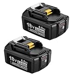 マキタ 18V バッテリー互換BL1860B対応マキタバッテリー 6.0Ah BL1830 BL1840 BL1850 BL1860 BL1830b BL1840b BL1850b リチウムイオン 電池 LED残量表示付き 電動工具用 マキタ互換 PSE認証済 2個セット 2億円の製造物責任険付