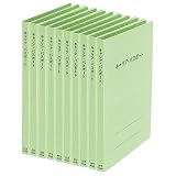 プラス ファイル キャリア・パスポート専用フラットファイル 児童・生徒用 グリーン 91-386 10冊セット