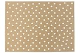 Lorena Canals Dots Acrylic Rug (Linen/Beige) by Lorena Canals