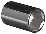 Martin ST622 Alloy Steel 11/16 Type II Opening 1/2 Square Drive Socket 6 Points Standard 1-1/2 Lengt
