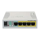 Mikrotik CSS106-1G-4P-1S 5ポートギガビットクラウドスマートスイッチ PoE SwOS SFP