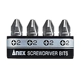 アネックス(ANEX) 超短ビット プラス ホルダー付 +2x19 4本組 AK-51P-B4P