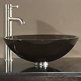 Tempered Glass Vessel - Brown [並行輸入品]