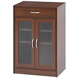 不二貿易 キャビネット プレモ 幅59cm ブラウン 97500