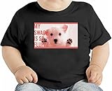 Cute Puppy My Swag Is So Fluffy オーガニックベビーTシャツ 12 - 18 Months