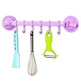 Binmer ( TM )トップ品質晩餐電源Vaccum Sucker Standフックキッチンバスルームハンガー 35*6cm パープル Binmer(TM)