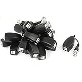 uxcell UTPビデオトランシーバー　8ペア入　バラン　カメラ　プラスチック製　ブラック