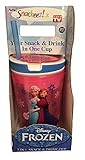 Snackeez Jr. in Red ~ Disney Elsa & Anna (2 in 1 Drink and Snack in One Cup) by Disney [並行輸入品]
