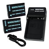 SIXOCTAVE BP-DC7-U BP-DC7 ライカ 互換/DMW-BCG10 パナソニック 互換 バッテリー 2個& 互換充電器 カメラ バッテリー チャージャー DMW-BTC2 DE-A65 3点セット V-LUX 20/V-LUX 30/V-LUX 40/DMC-TZ7/DMC-ZS3/DMC-TZ20/DMC-ZX3/DMC-TZ10/DMC-TZ30 等カメラ対応