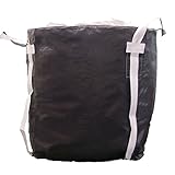 【10枚入】丸型 フレコンバッグ 1100KR-BW 1000L 耐荷重1000kg 工事 土木 収穫 ふくなが 代不