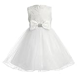 feeshowベビー女の子刺繍フラワーレース洗礼ドレスパーティー洗礼式ガウン US サイズ: 12-18 Months カラー: ホワイト