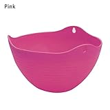 吊り鉢 linlinkk プラスチック製　吊り下げ式植木鉢 園芸 ライト付き　ホーム・庭・室内　ハンギング鉢　観葉植物・ 多肉植物　プラントポット 装飾　おしゃれ　 (ピンク)