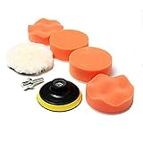 EFORCAR(TM) 7点/セットポリッシャー用 スポンジ ワックスを塗る ポリッシング パッドキット