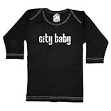 反乱インクベビー353ls1824市Baby- 18-24月ブラックロングスリーブTシャツ