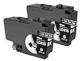 【フクタマ】 LC416BK ブラック×2本 ブラザー(Brother)用 互換インク カートリッジ brother 用 プリンター インクカートリッジ LC416 対応機種 MFC-J4440N MFC-J4540N MFC-J4940DN DCP-J4143N MFC-J4443N MFC-J4543N DCP-J4140N (ブラック×2本)
